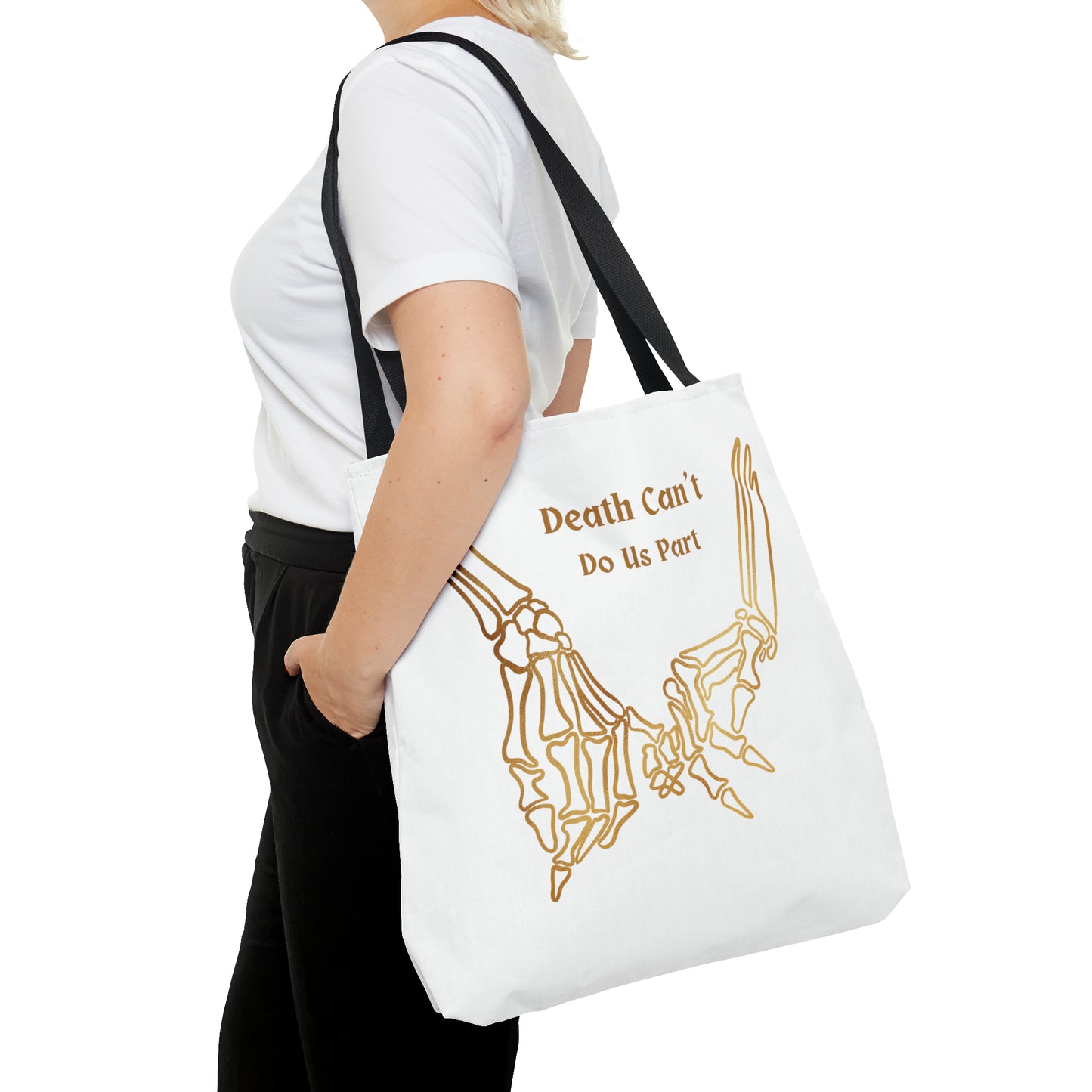 Death Can't Do Us Apart Tote Bag