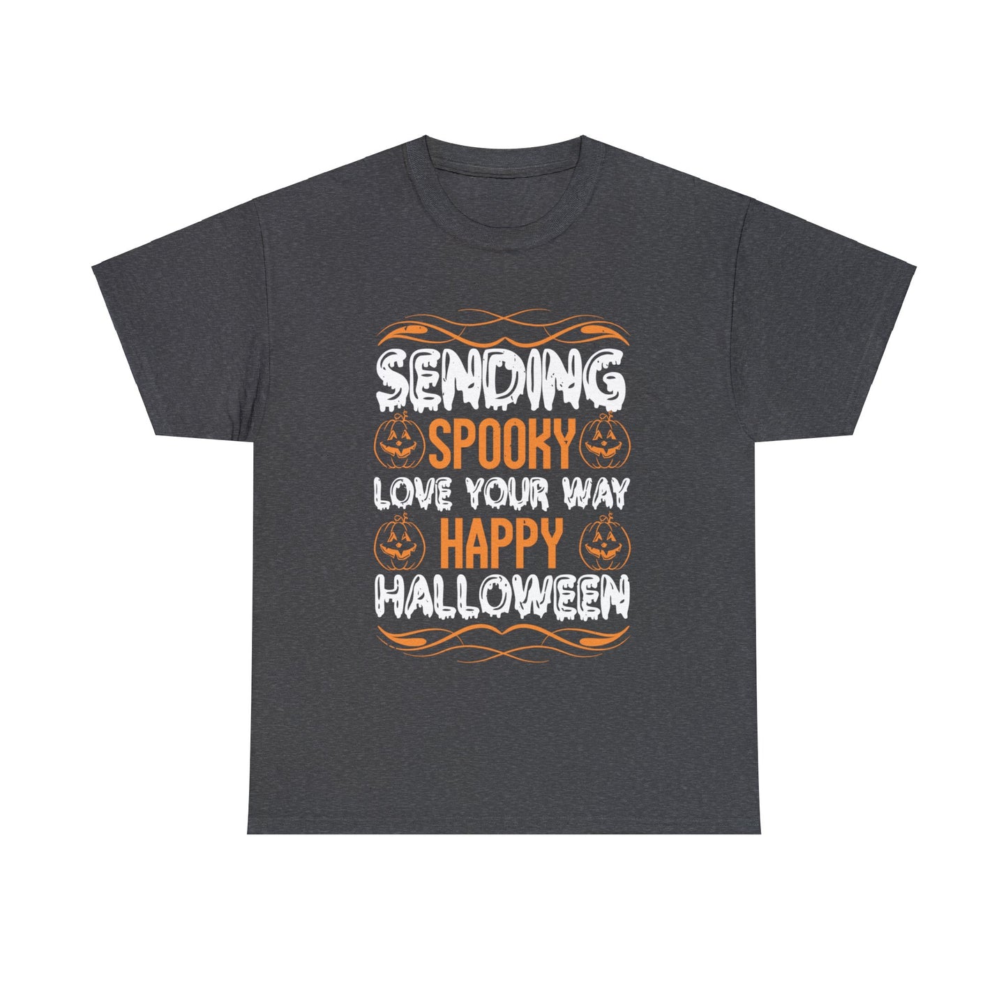 Sending Spooky Love Your Way Happy Halloween Unisex Tee