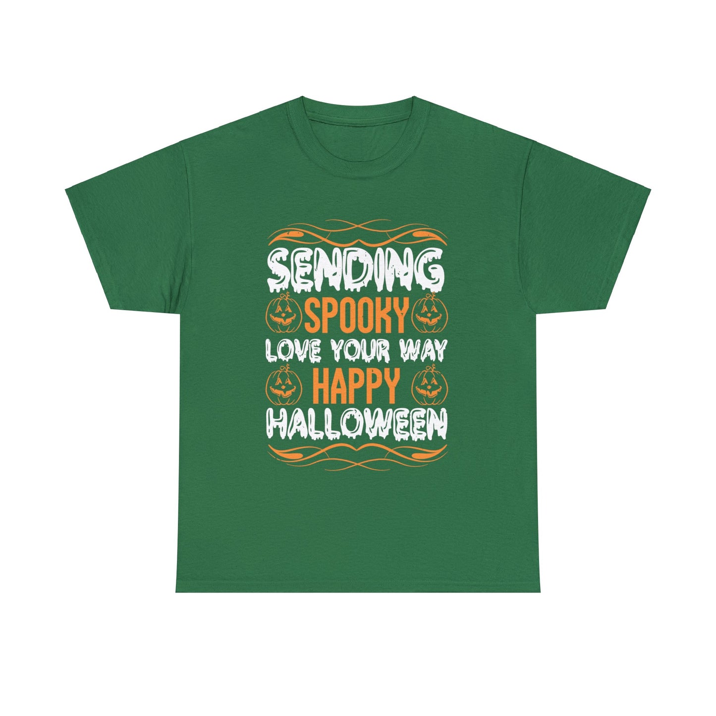 Sending Spooky Love Your Way Happy Halloween Unisex Tee