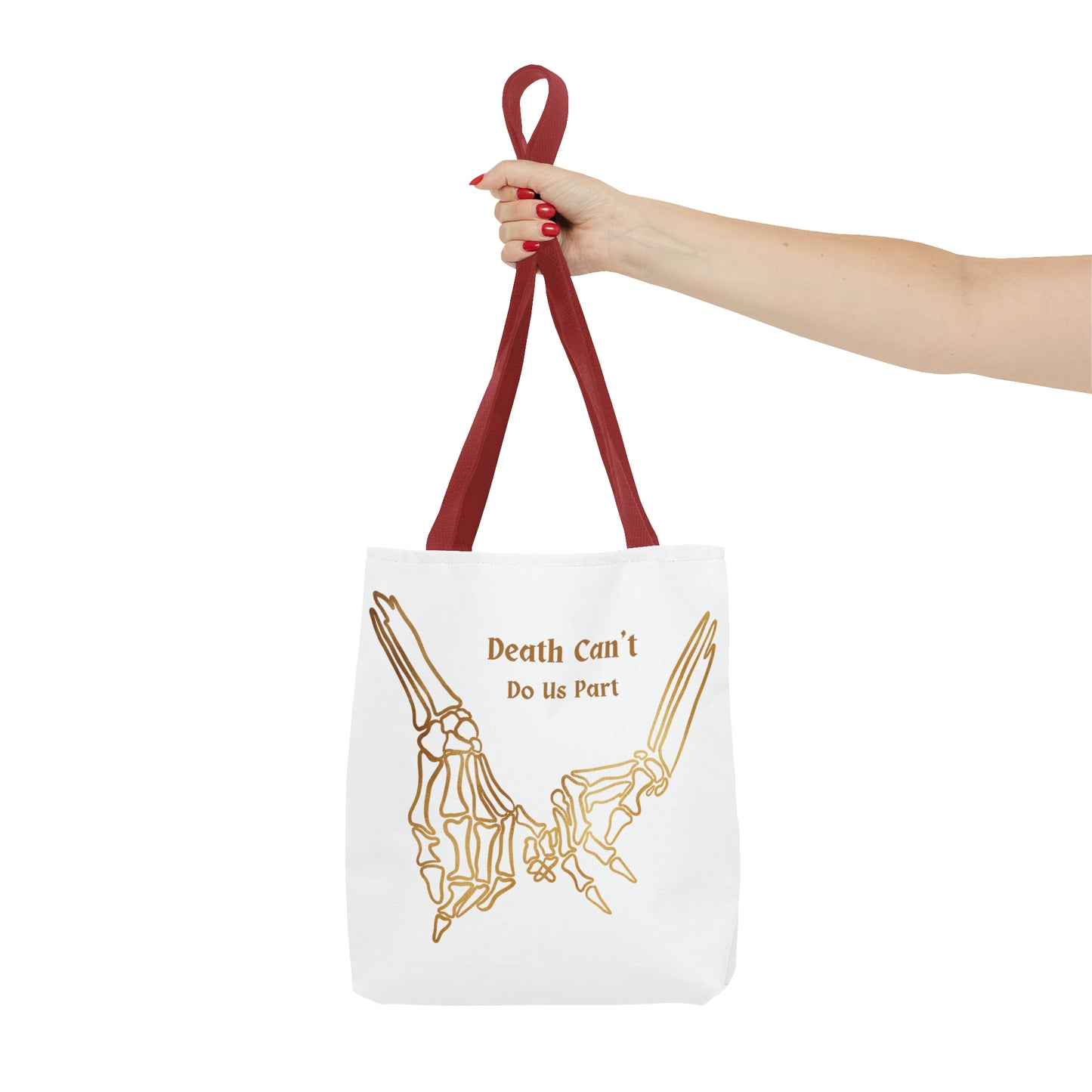 Death Can't Do Us Apart Tote Bag