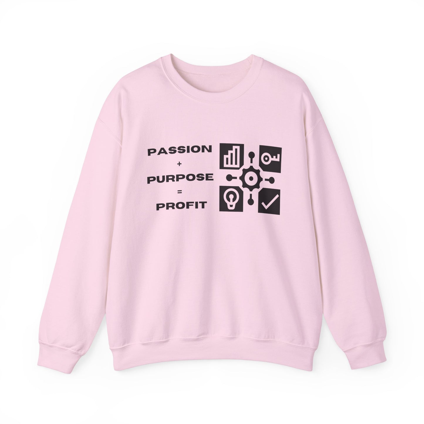 Passion + Purpose = Profit Unisex Crewneck Sweatshirt