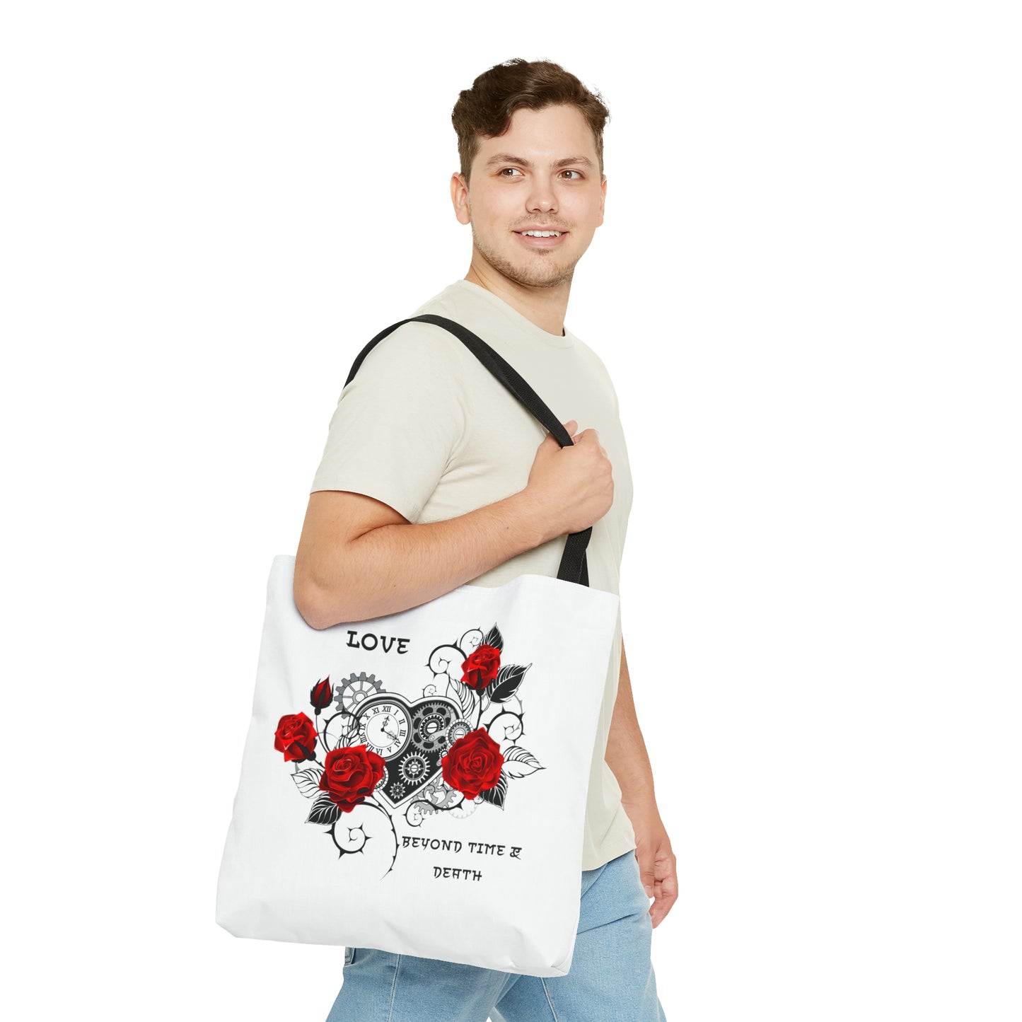 Love Beyond Time & Death Tote Bag