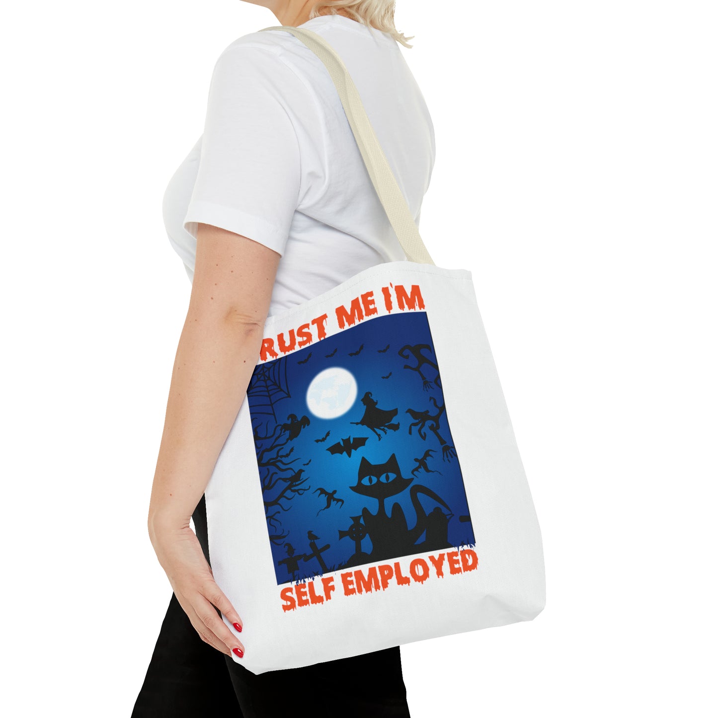 Trust Me I'm Self Employed Tote Bag (AOP)