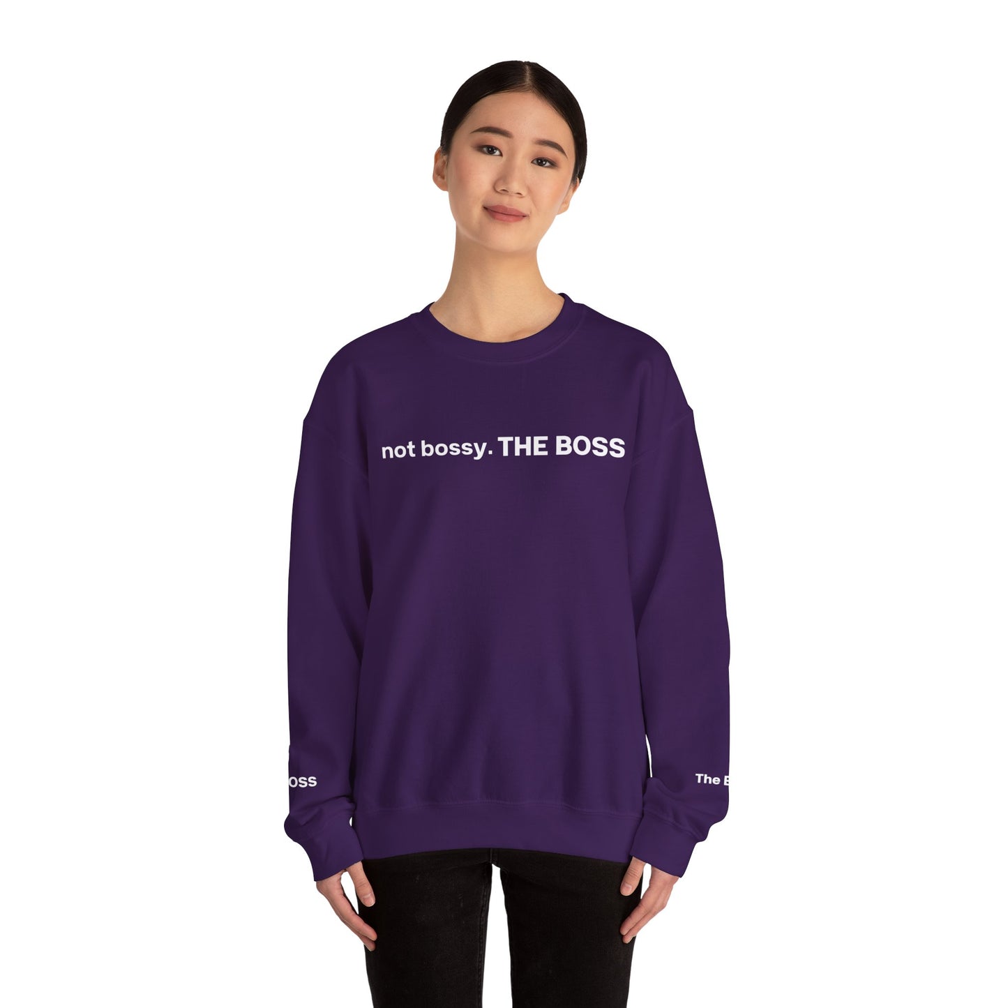 Not bossy. THE BOSS Unisex Crewneck Sweatshirt