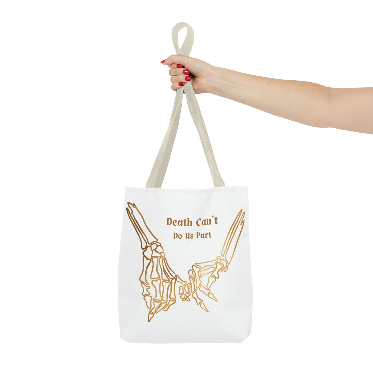 Death Can't Do Us Apart Tote Bag