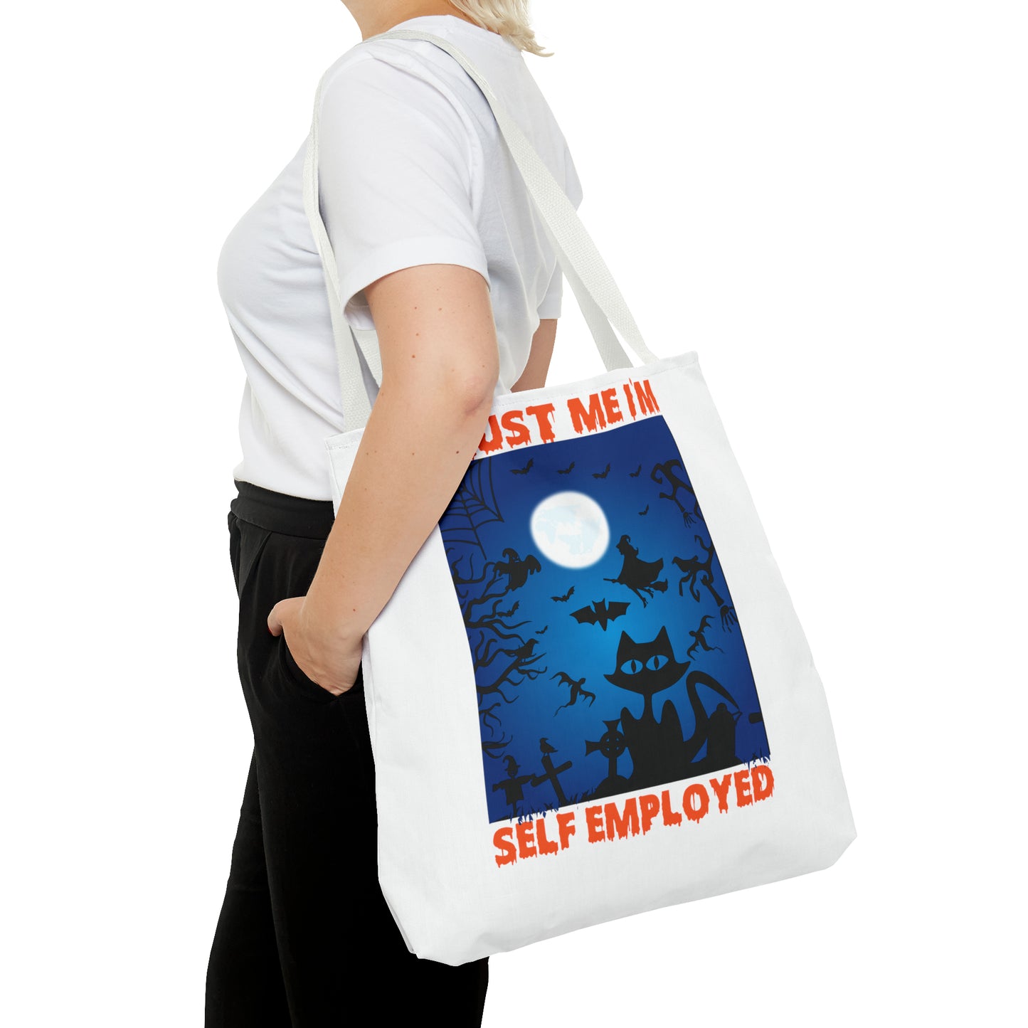 Trust Me I'm Self Employed Tote Bag (AOP)