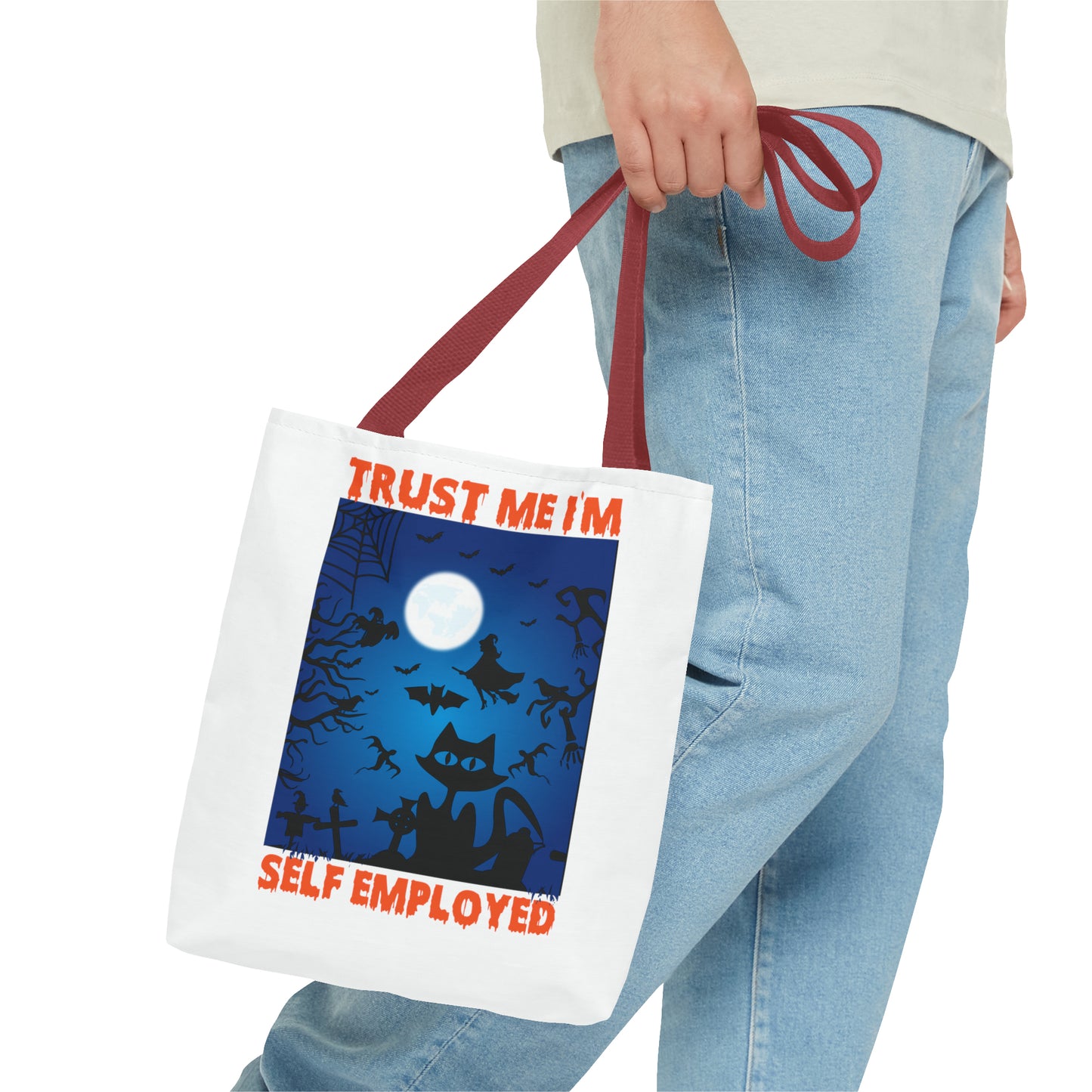 Trust Me I'm Self Employed Tote Bag (AOP)