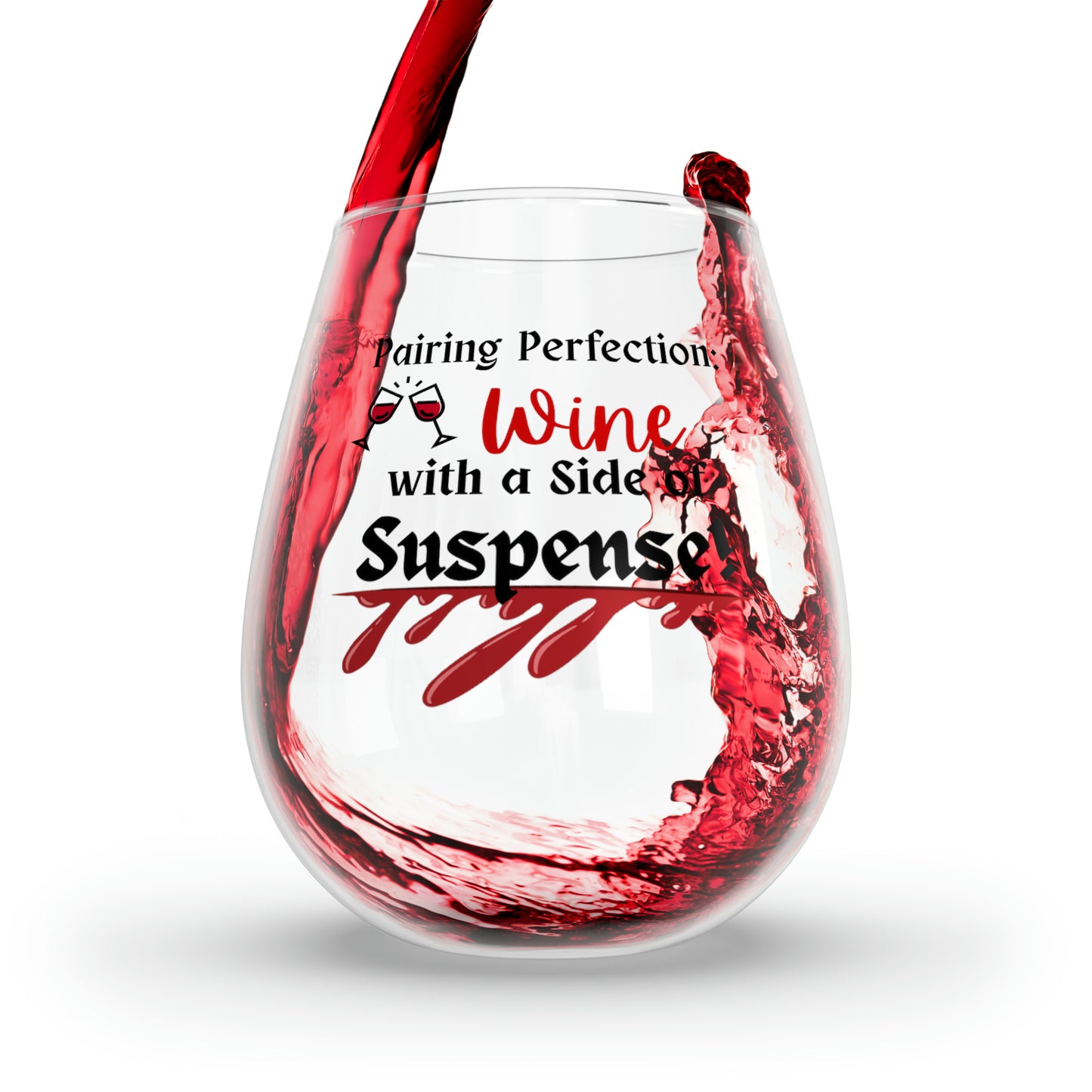 Pairing Perfection: Wine with a Side of Suspense! Wine Glass