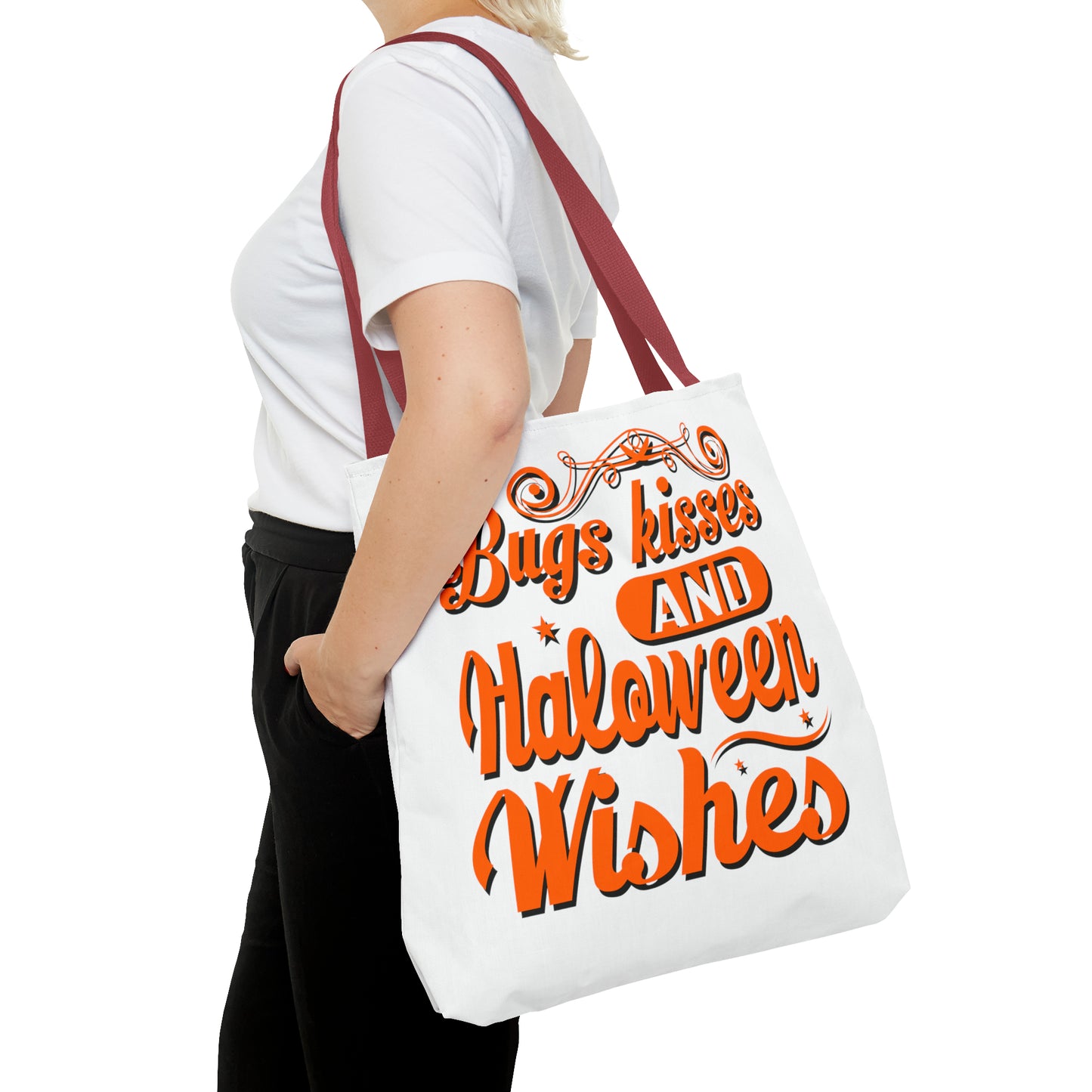 Bugs Kisses And Halloween Wishes Tote Bag (AOP)