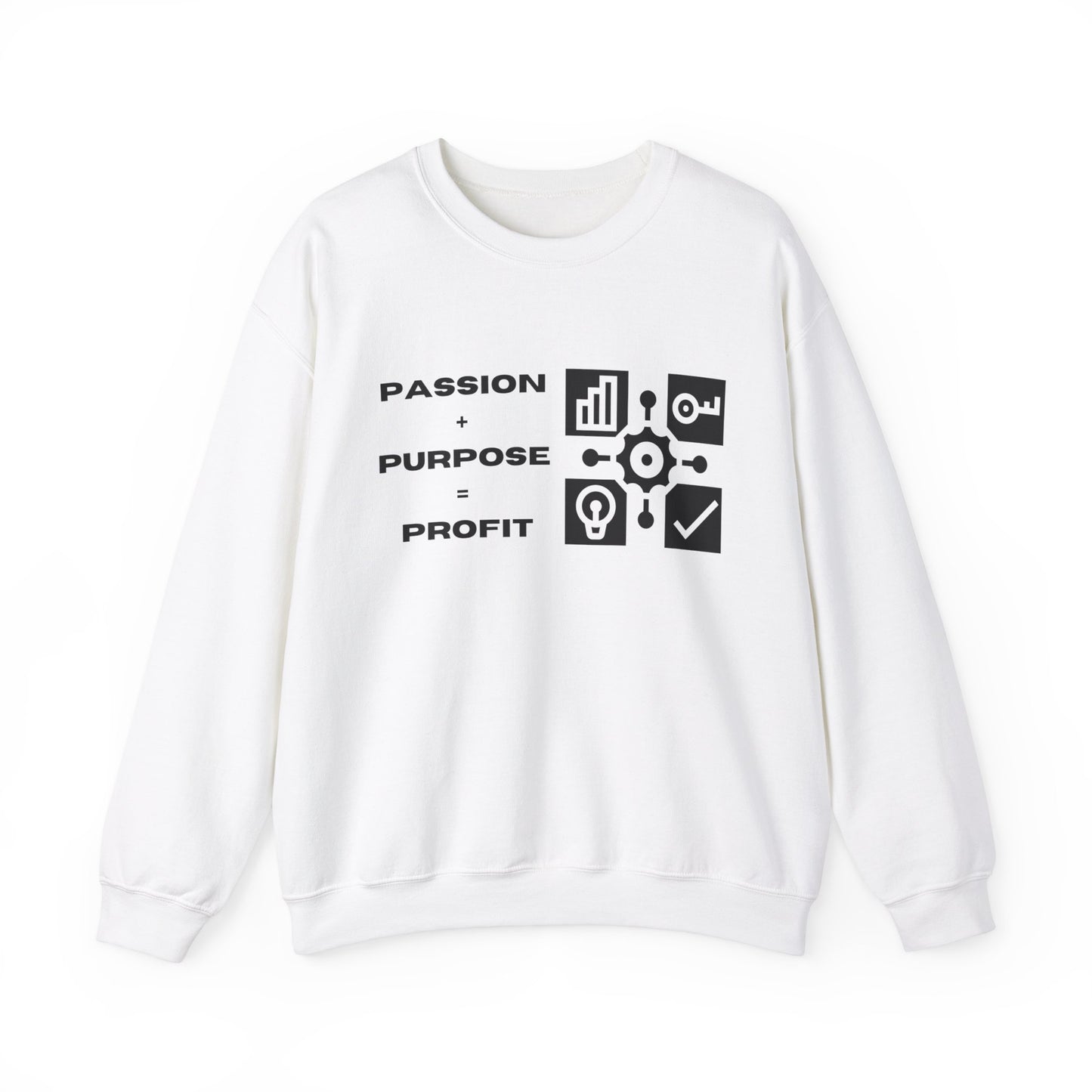 Passion + Purpose = Profit Unisex Crewneck Sweatshirt