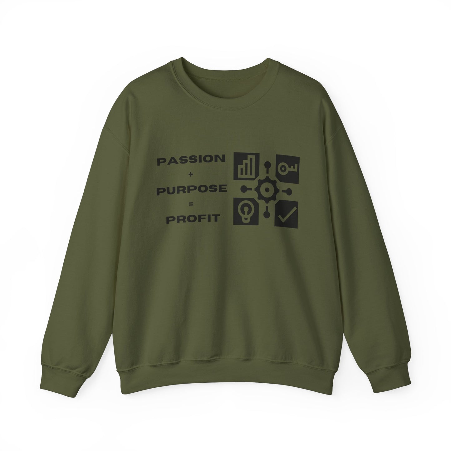 Passion + Purpose = Profit Unisex Crewneck Sweatshirt