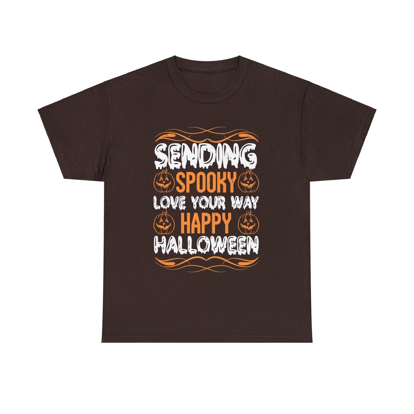 Sending Spooky Love Your Way Happy Halloween Unisex Tee