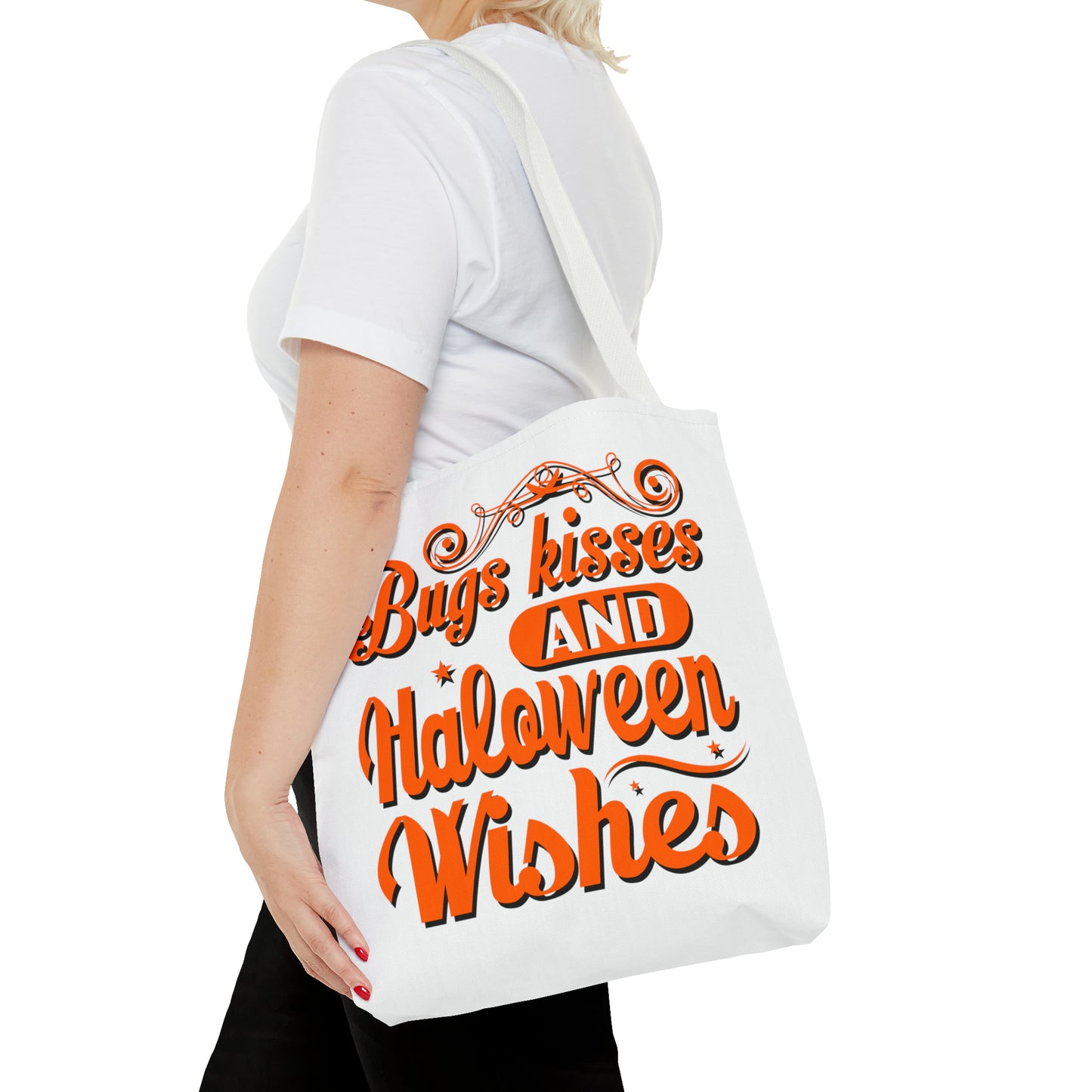 Bugs Kisses And Halloween Wishes Tote Bag (AOP)