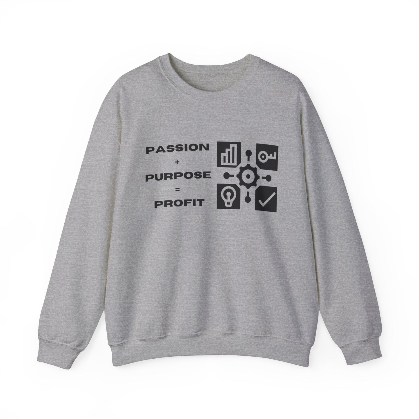 Passion + Purpose = Profit Unisex Crewneck Sweatshirt