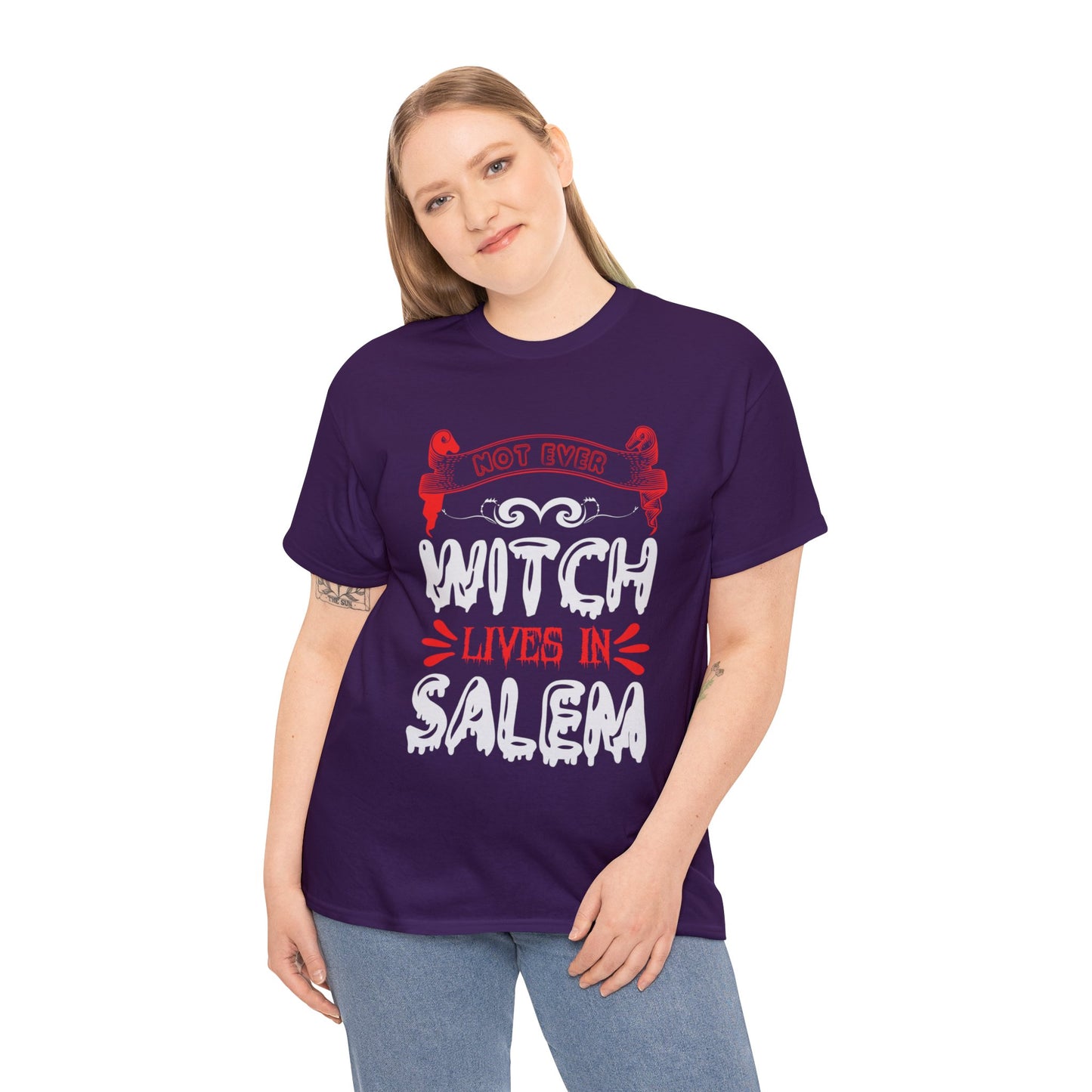 Not Even Witch Lives In Salem Unisex Tee