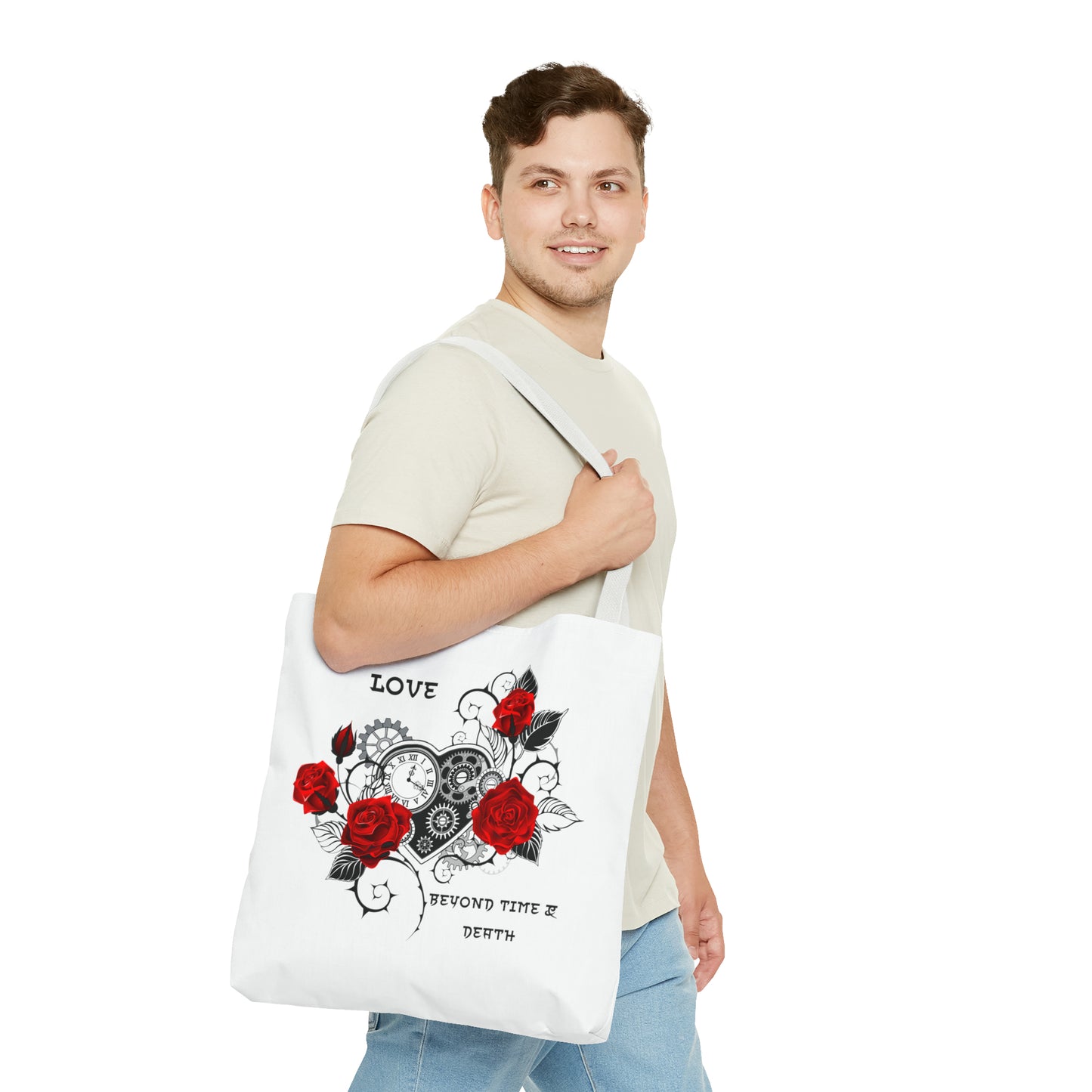 Love Beyond Time & Death Tote Bag