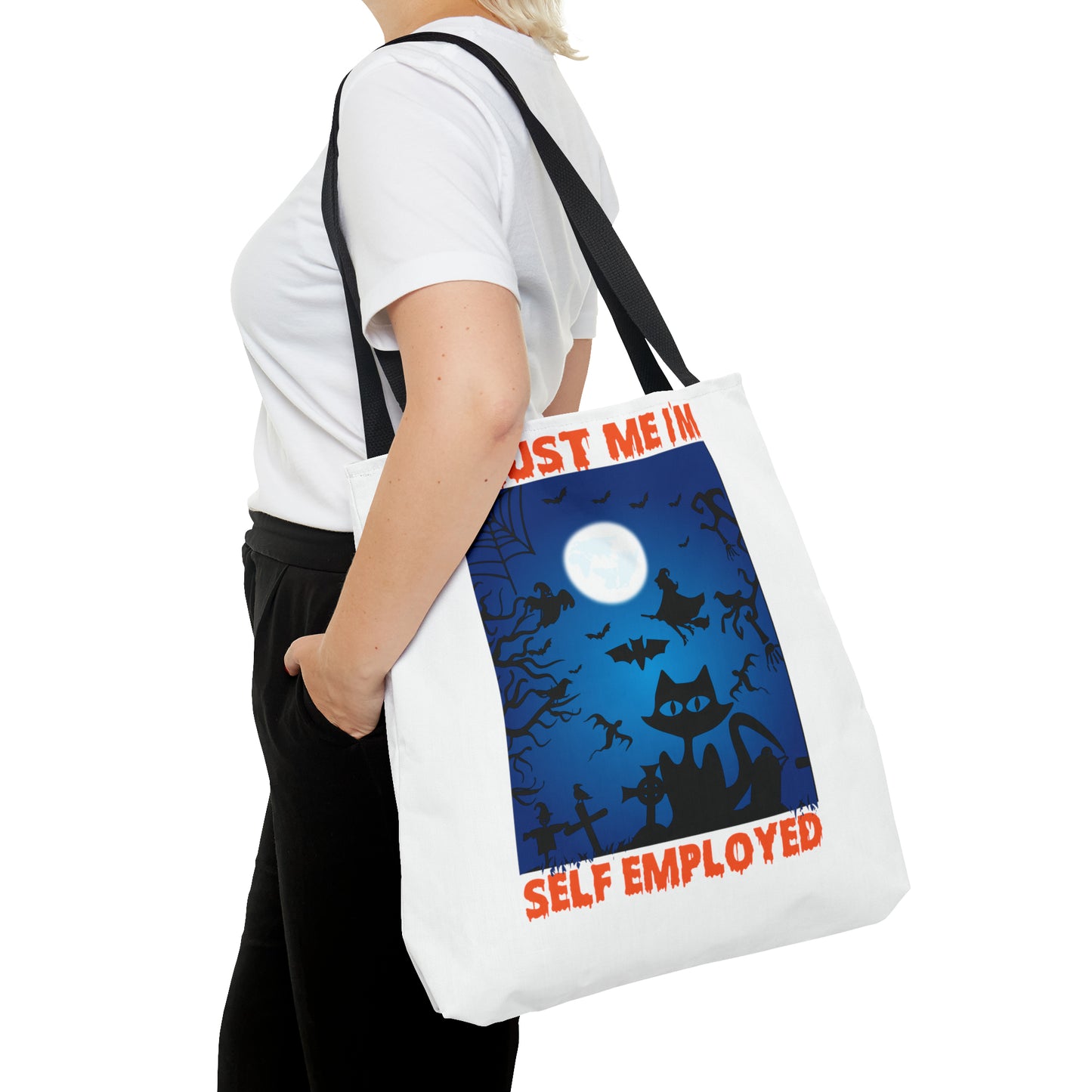 Trust Me I'm Self Employed Tote Bag (AOP)