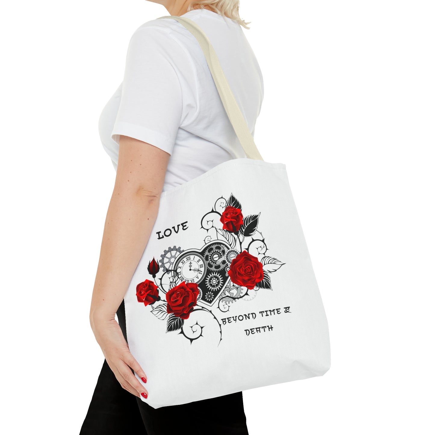 Love Beyond Time & Death Tote Bag