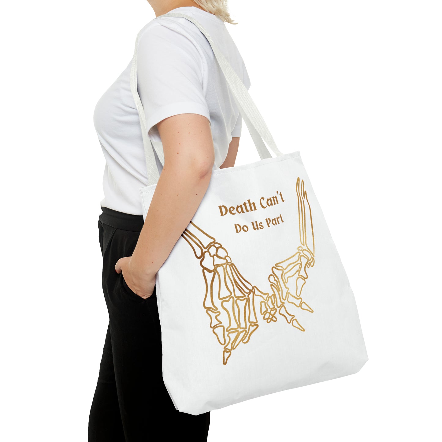 Death Can't Do Us Apart Tote Bag