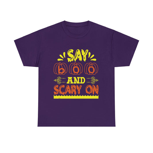 Say Boo And Carry On Unisex Tee