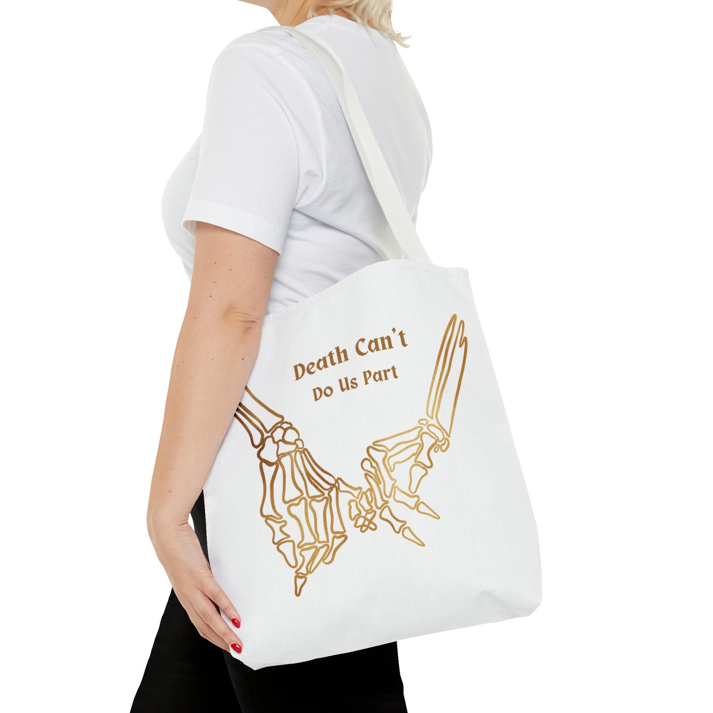 Death Can't Do Us Apart Tote Bag