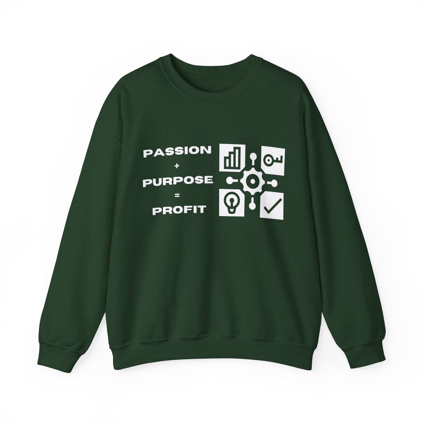 Passion + Purpose = Profit Unisex Crewneck Sweatshirt