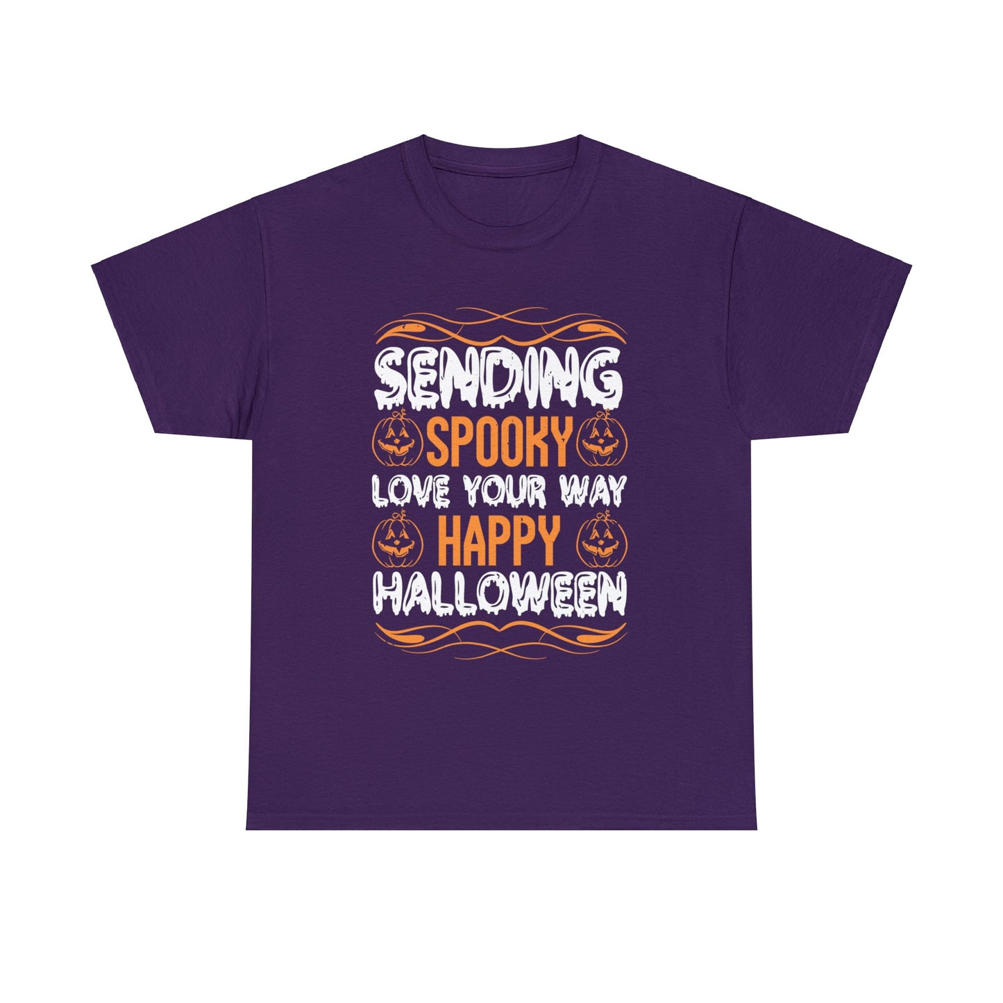 Sending Spooky Love Your Way Happy Halloween Unisex Tee