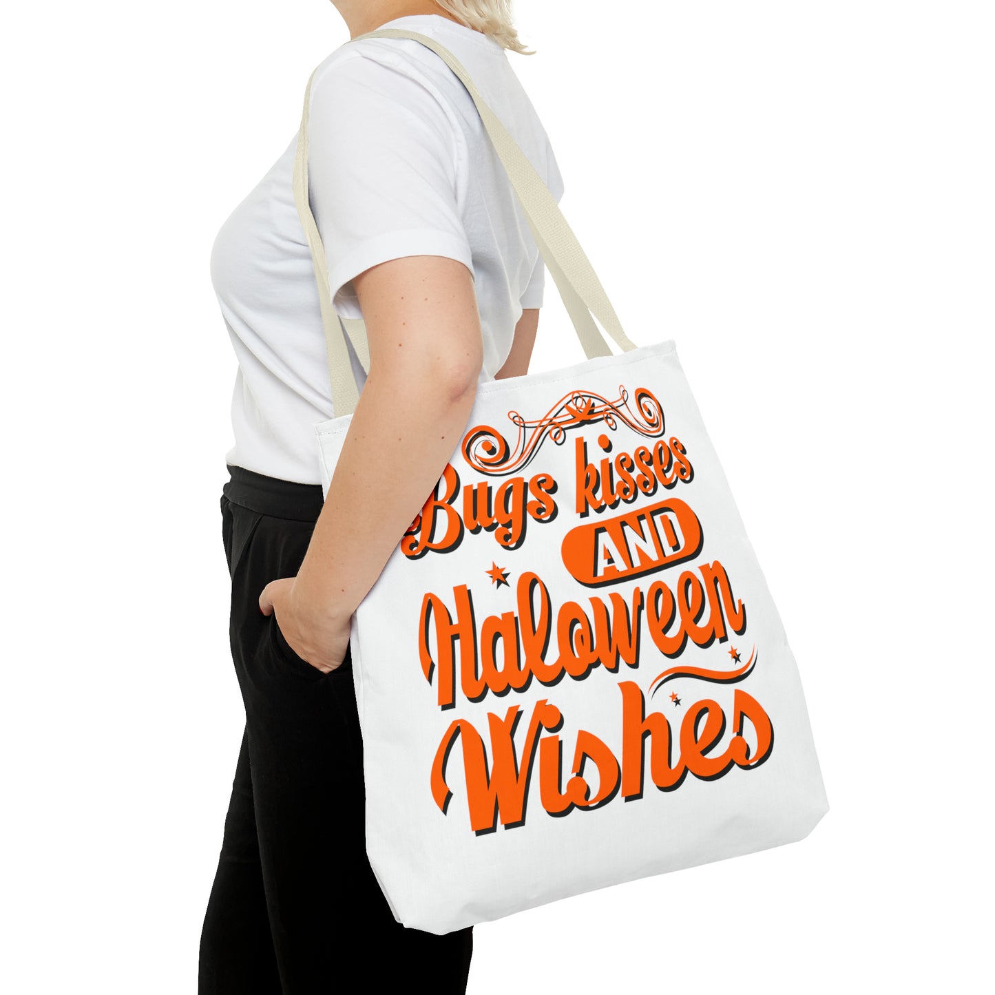 Bugs Kisses And Halloween Wishes Tote Bag (AOP)