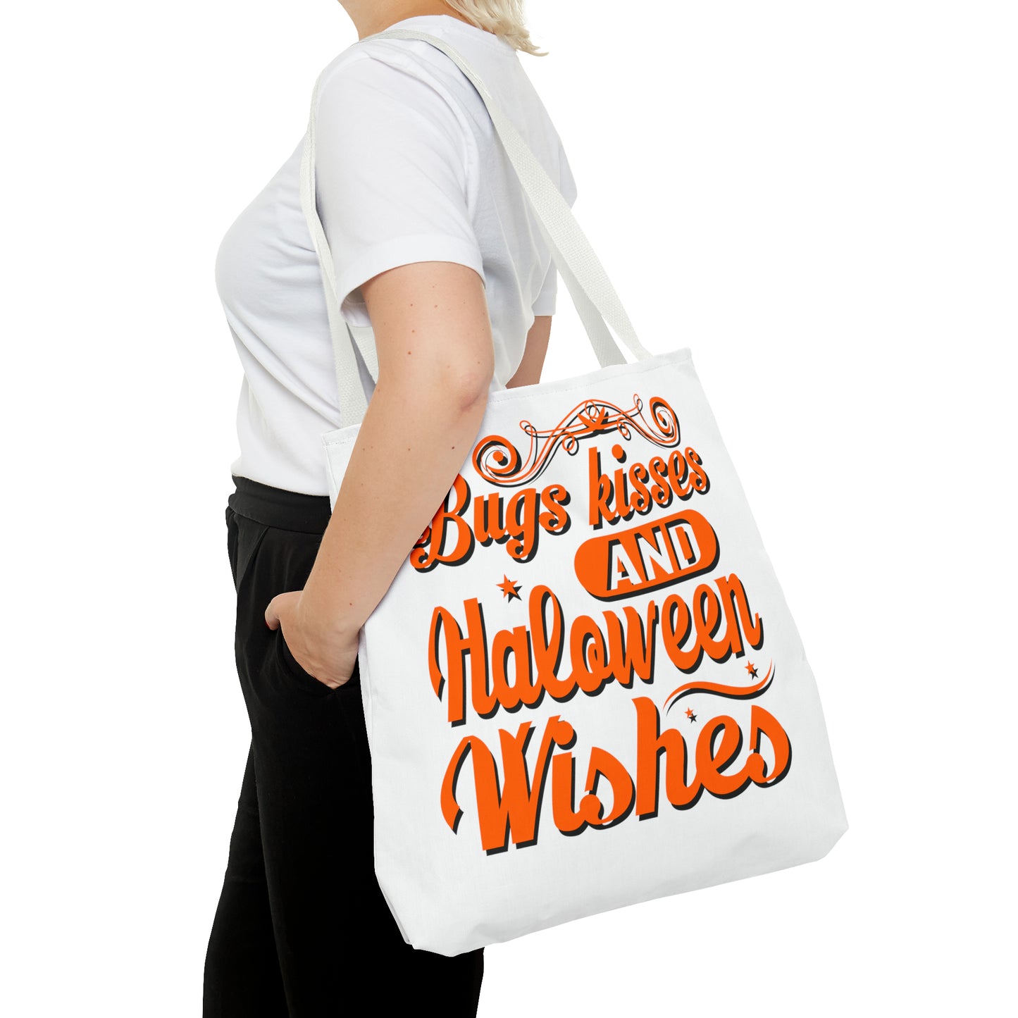 Bugs Kisses And Halloween Wishes Tote Bag (AOP)