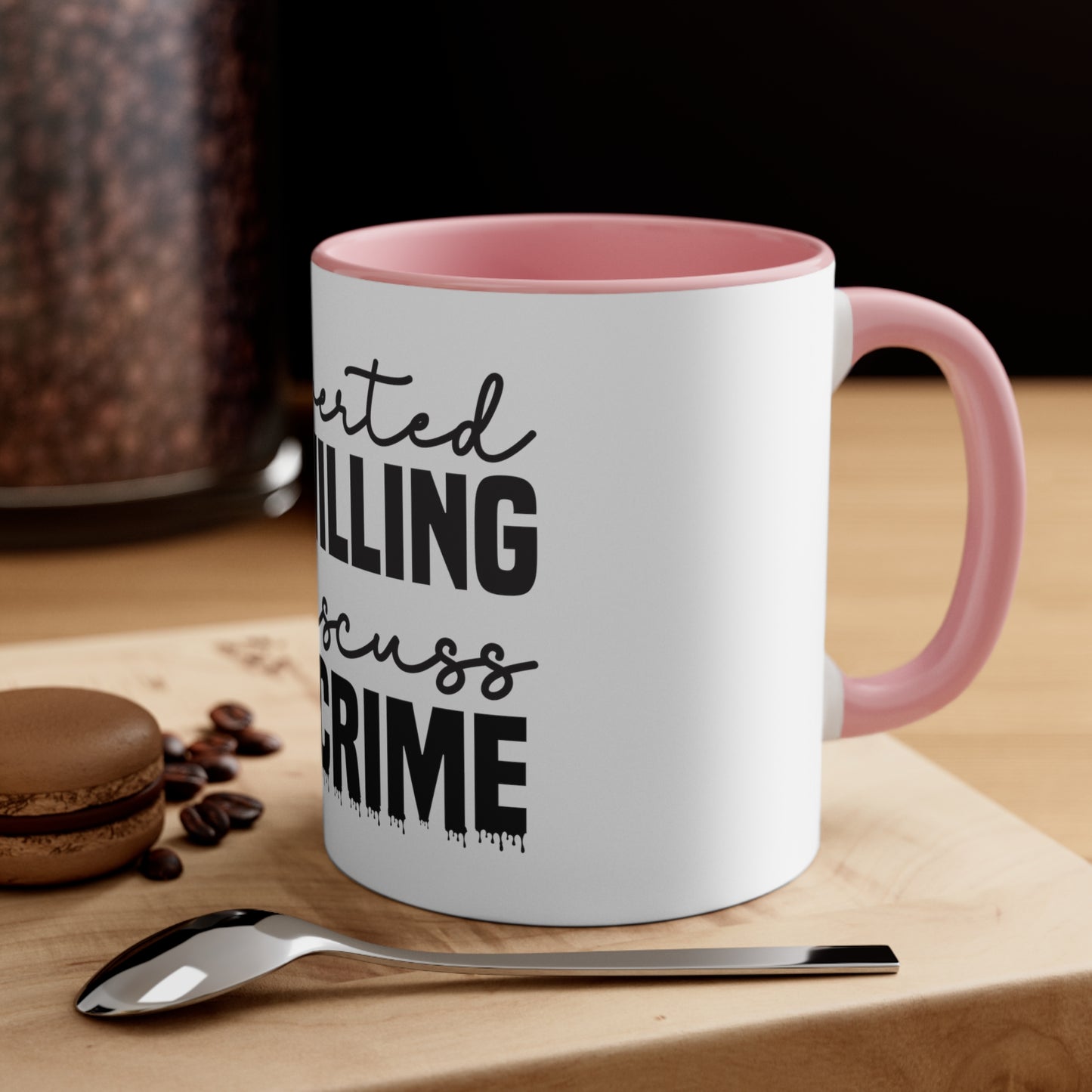 Introverted But Willing To Discuss True Crime Coffee Mug