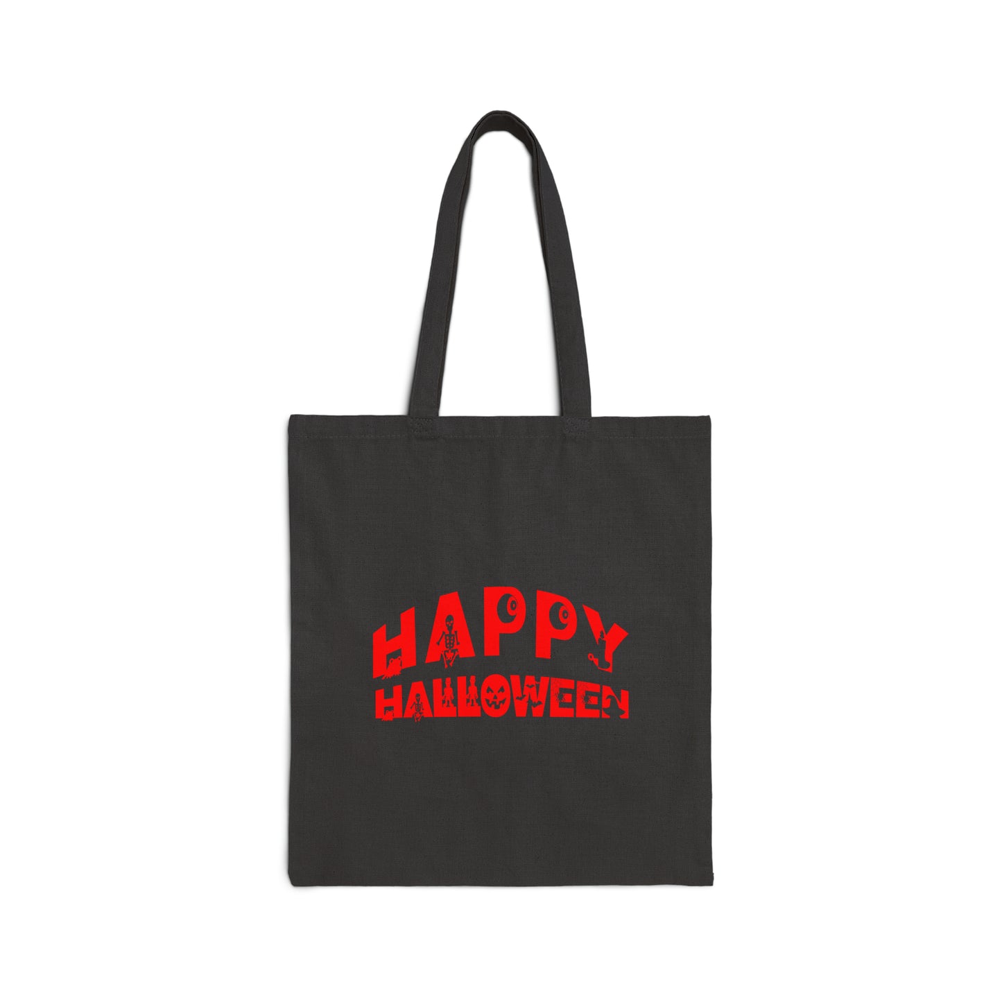 Happy Halloween Cotton Canvas Tote Bag