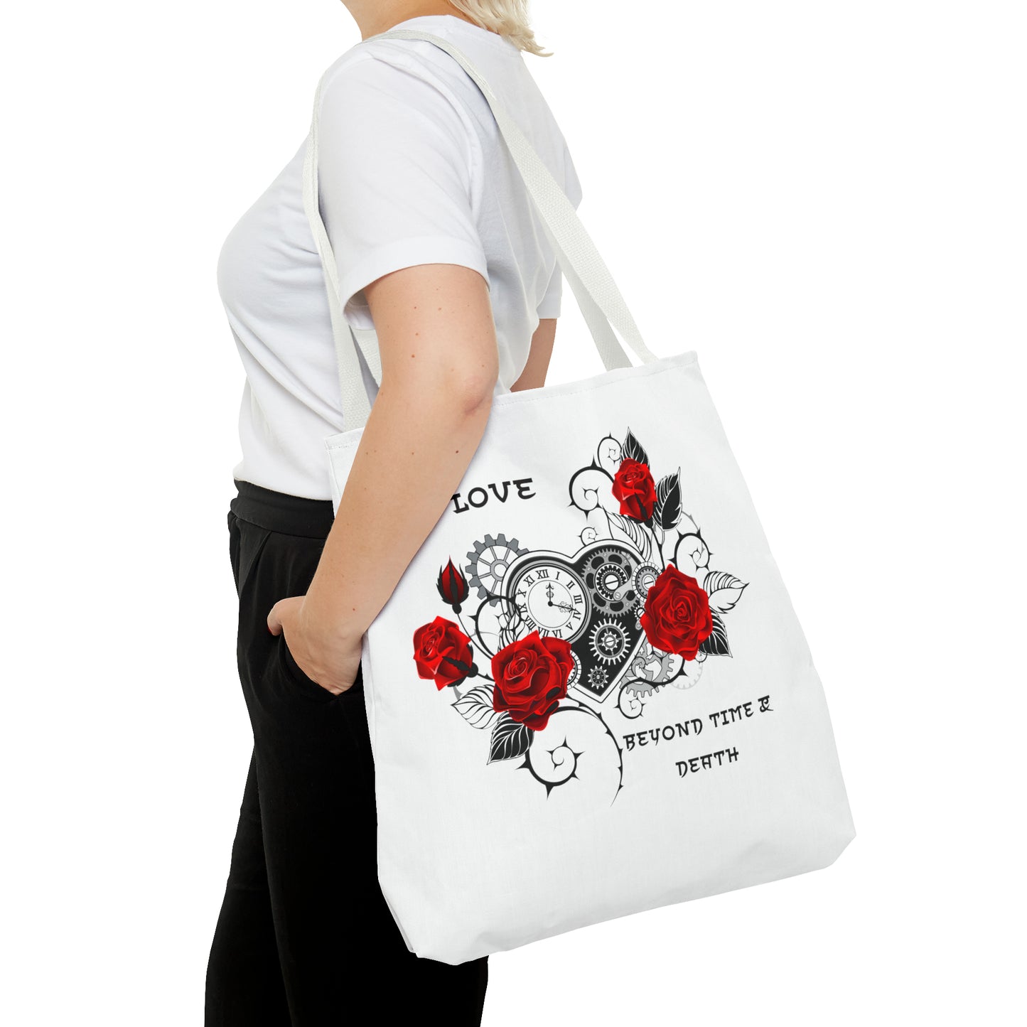 Love Beyond Time & Death Tote Bag