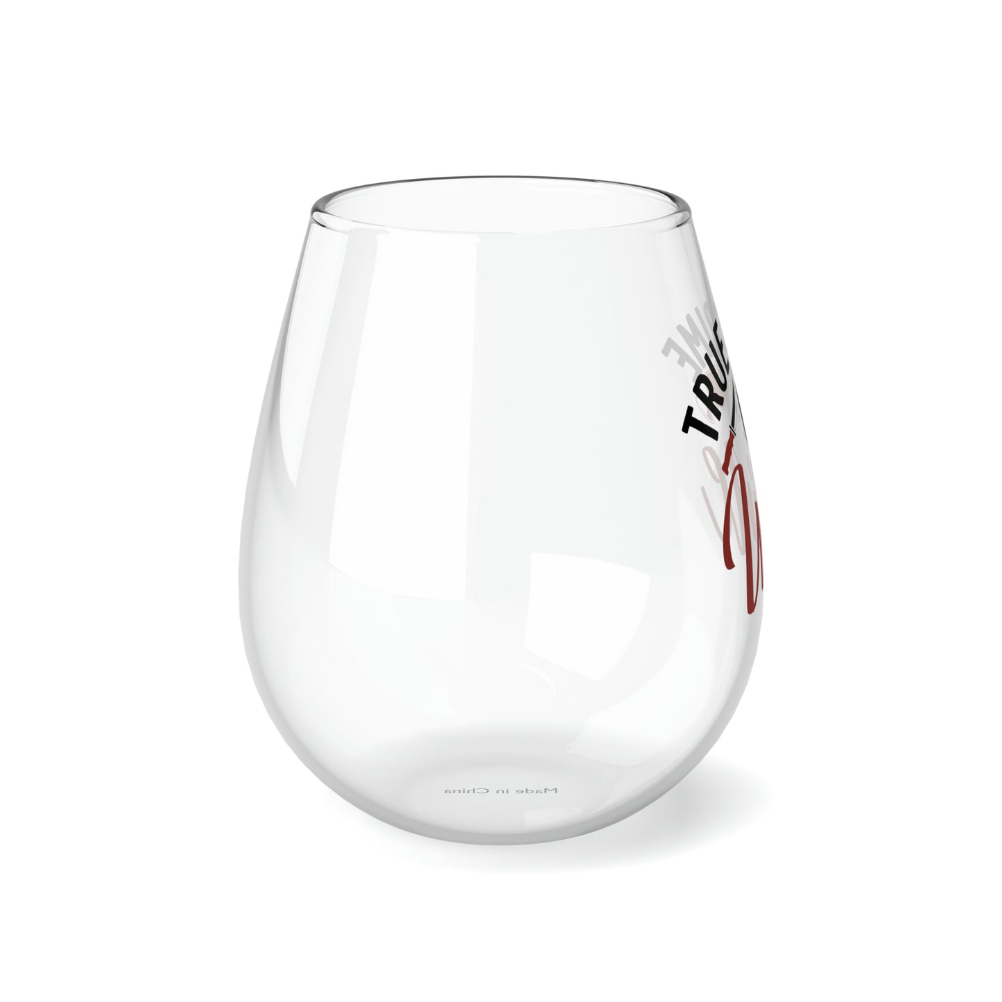 True Crime & Wine Wine Glass